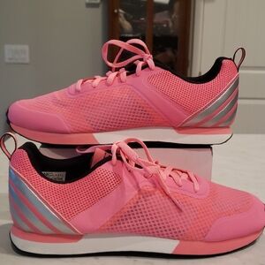 adidas NEO Women's Pink and Silver Athletic Shoes